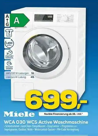 Euronics XXL Miele Wca 030 Wcs Active Waschmaschine Angebot