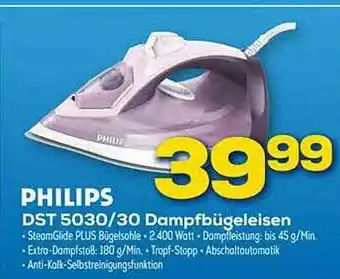 Euronics XXL Philips Dst 5030 30 Dampfbügeleisen Angebot