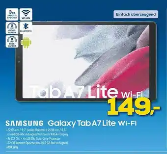 Euronics XXL Samsung Galaxy Tab A7 Lite Wi-fi Angebot