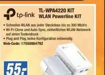 Expert Tp-link Tl-wpa4220 Kit Wlan Powerline Kit Angebot