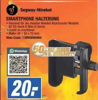 Expert Segway-ninebot Smartphone Halterung Angebot