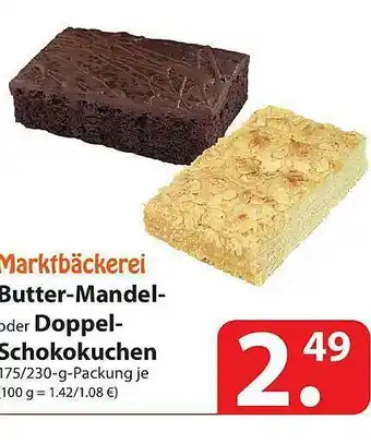 Famila Nord Ost Marktbäckerei Butter-mandel Oder Doppel Schokokuchen Angebot