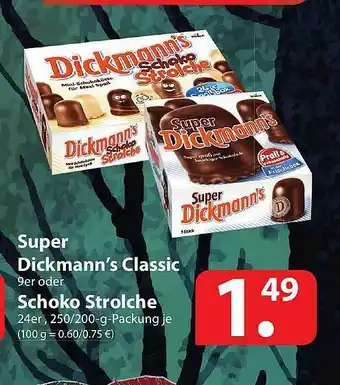 Famila Nord Ost Super Dickmann's Classic Oder Schoko Strolche Angebot