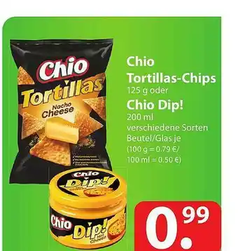 Famila Nord Ost Chio Tortillas-chips Oder Chio Dip! Angebot