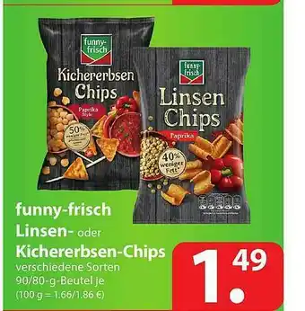 Famila Nord Ost Funny Frisch Linsen Oder Kichererbsen-chips Angebot