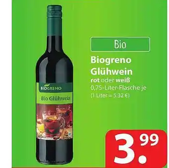 Famila Nord Ost Biogreno Glühwein Angebot