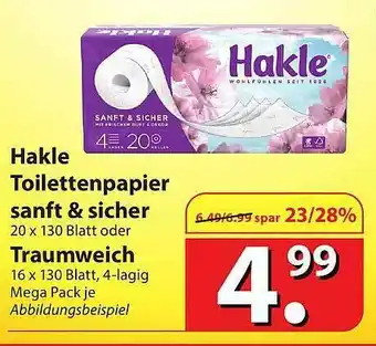 Famila Nord Ost Hakle Toilettenpapier Sanft & Sicher Oder Traumweich Angebot