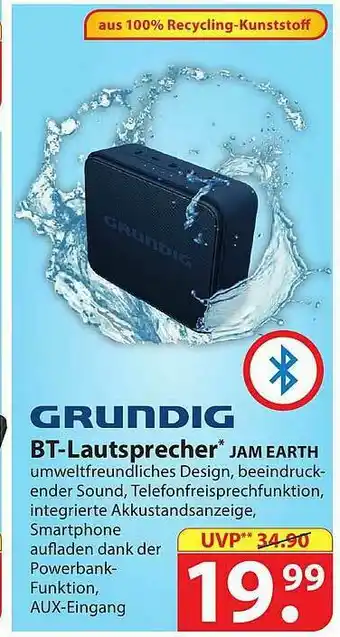 Famila Nord Ost Grundig BR-lautsprecher JAM EARTH Angebot