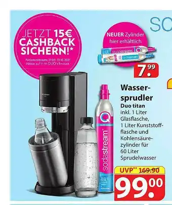 Famila Nord Ost Wasser Sprudler Duo Titan Angebot