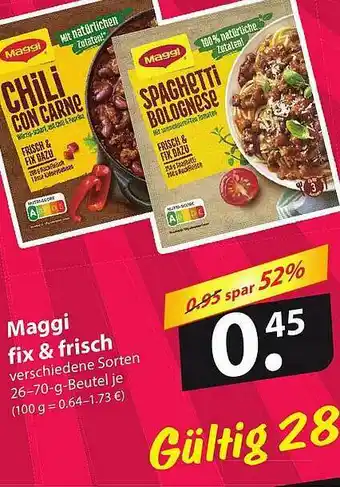 Famila Nord Ost Maggi Fix & Frisch Angebot