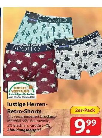 Famila Nord Ost Lustige Herren Retro-shorts Angebot