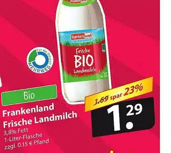 Famila Nord Ost Frankenland Frische Landmilch Angebot