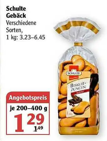 Globus Schulte Gebäck Angebot