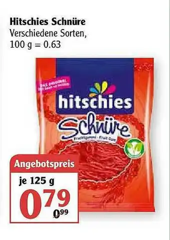 Globus Hitschies Schnüre Angebot