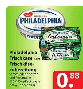 Famila Nord Ost Philadelphia Frischkäse Oder Frischkäse Zubereitung Angebot