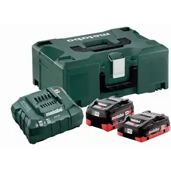 ManoMano 18V METABO Energiepaket 2 Batterien: 4,0 Ah LiHD / 5,5 Ah LiHD + Ladegerät. ASC 55 + MetaBox - 685136000 Angebot