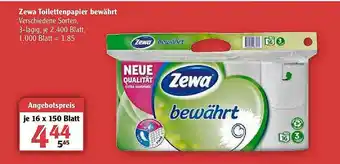 Globus Zewa Toilettenpapier Bewährt Angebot