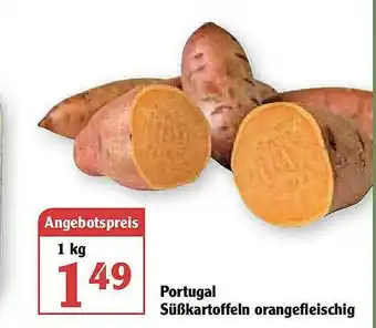 Globus Portugal Süßkartoffeln Orangefleischig Angebot