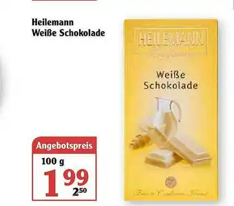 Globus Heilemann Weiß Schokolade Angebot