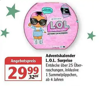 Globus Adventskalender Lol Surprise Angebot