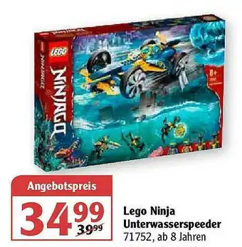 Globus Lego Ninja Unterwasserspeeder Angebot