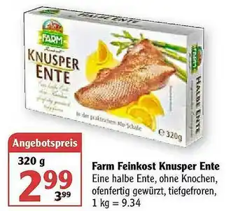 Globus Farm Feinkost Knusper Ente Angebot