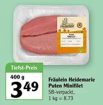 Globus Fräulein Heidemarie Puten Minifilet Angebot