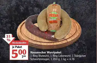 Globus Hausmacher Wurstpacket Angebot