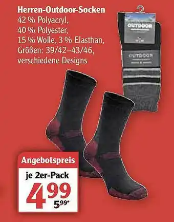 Globus Herren-outdoor-socken Angebot