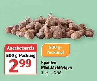 Globus Spanien Mini-mehlfeigen Angebot