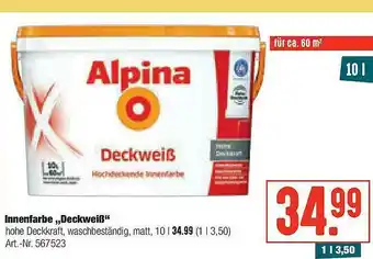 Hellweg Innenfarbe „deckweiß” Angebot