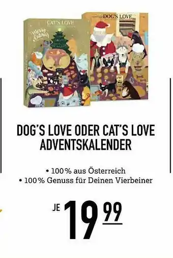 Kölle Zoo Dog's Love Oder Cat's Love Adventskalender Angebot