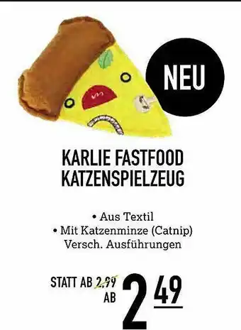 Kölle Zoo Karlie Fastfood Katzenspielzeug Angebot