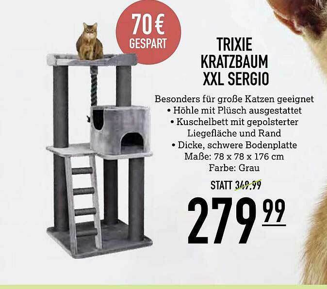 Trixie Kratzbaum Xxl Sergio Angebot bei Klle Zoo