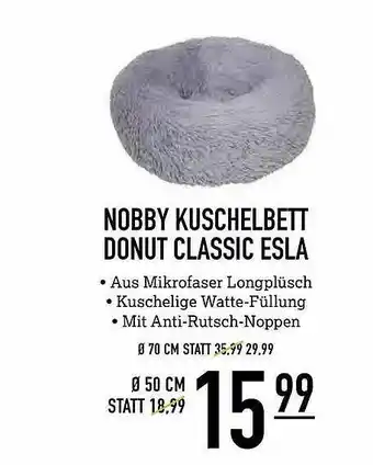 Kölle Zoo Nobby Kuschelbett Donut Classic Esla Angebot