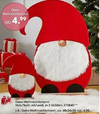 Möbel Martin Deko-weihnachtsmann Angebot