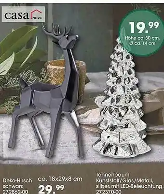 Möbel Martin Deko-hirsch Oder Tannenbaum Casa Nova Angebot