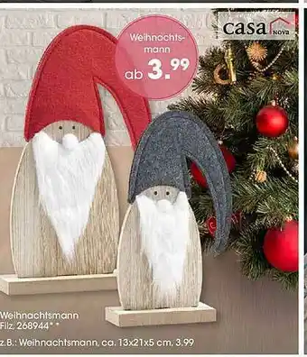 Möbel Martin Weihnachtsmann Casa Nova Angebot