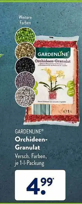 Aldi Süd Gardenline Orchideen Granulat Angebot