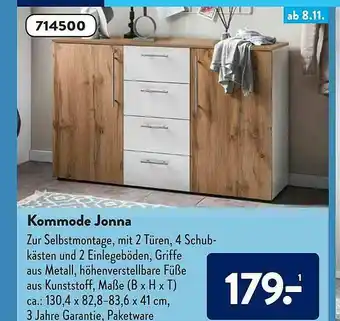 Aldi Süd Kommode Jonna Angebot