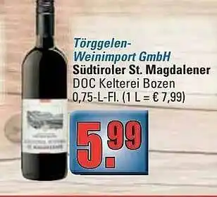 alldrink Törggelen-wienimport Gmbh Südtiroler St. Magdalener Angebot