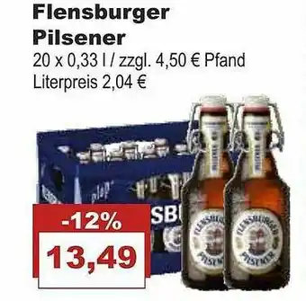 Bilgro Flensburger Pilsener Angebot