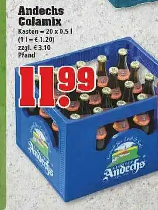 trinkgut Andechs Colamix Angebot