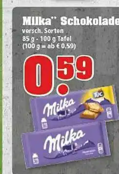 trinkgut Milka Schokolade Angebot