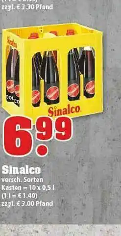 trinkgut Sinalco Angebot