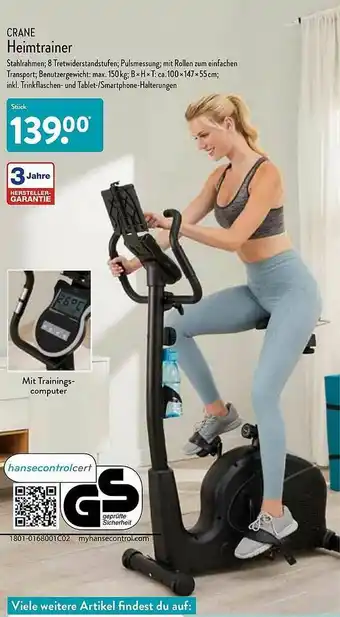 Aldi Nord Heimtrainer Angebot