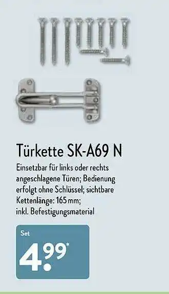 Aldi Nord Türkette Sk-a69 N Angebot