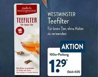 Aldi Nord Teefilter Angebot