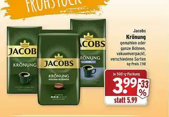 Wasgau Jacobs Krönung Angebot