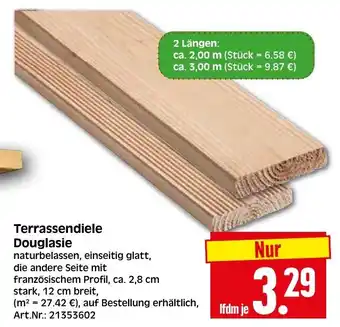 Herkules Baumarkt Terrassendiele Douglasie Angebot